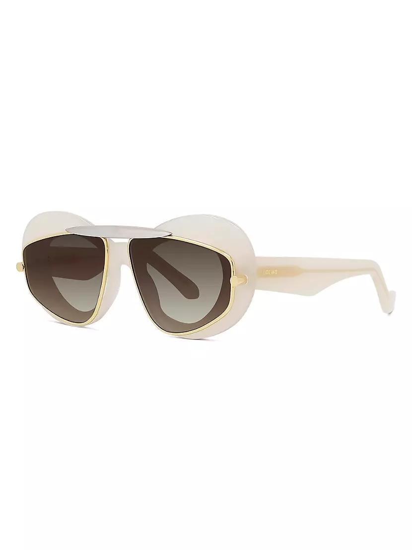 Double Frame 47MM Geometric Sunglasses Product Image