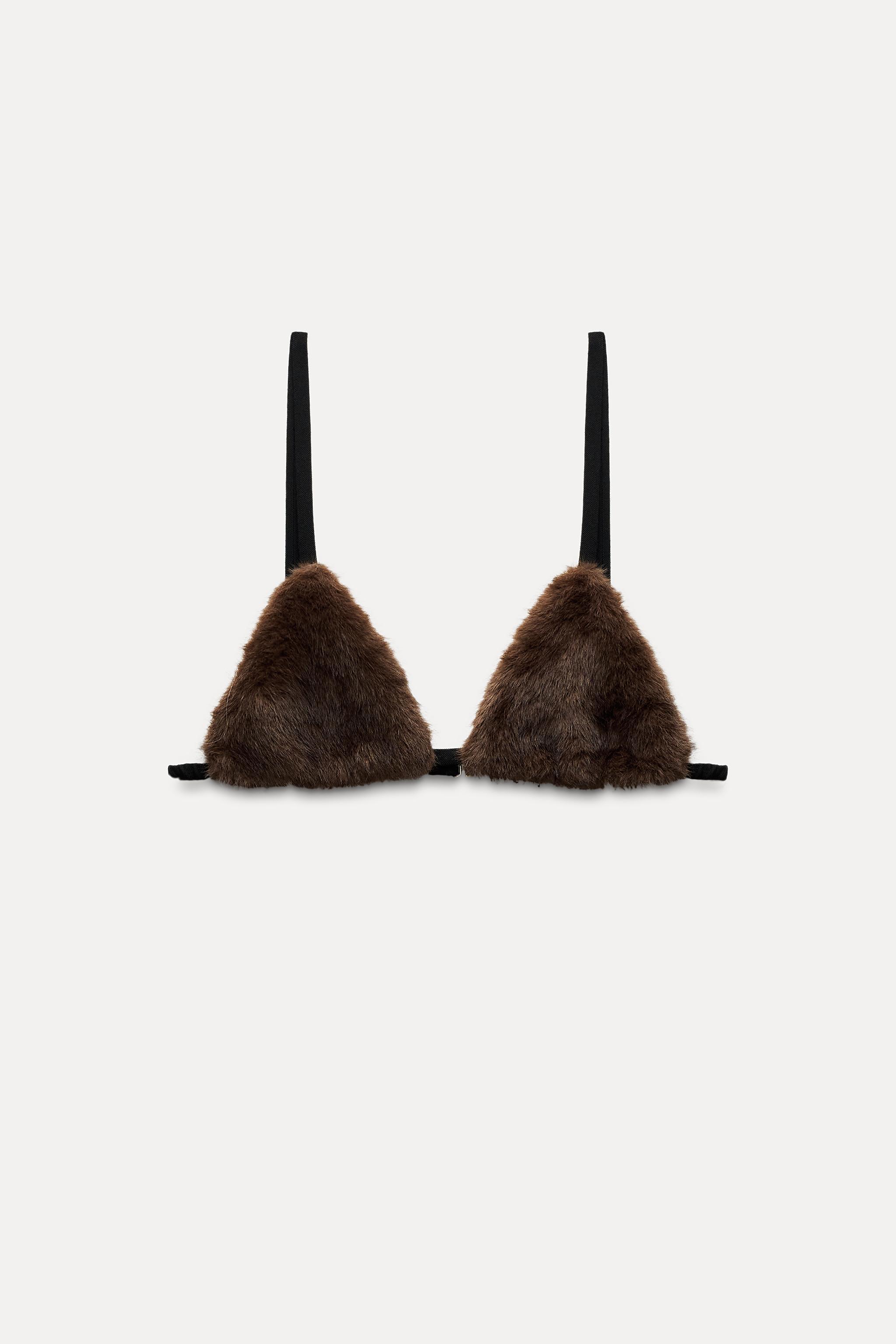 FAUX FUR BRALETTE LIMITED EDITION Product Image