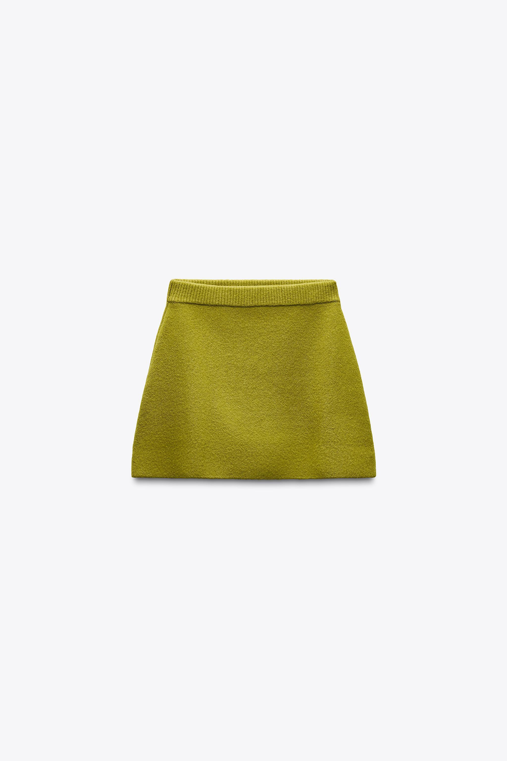 BASIC KNIT MINI SKIRT Product Image