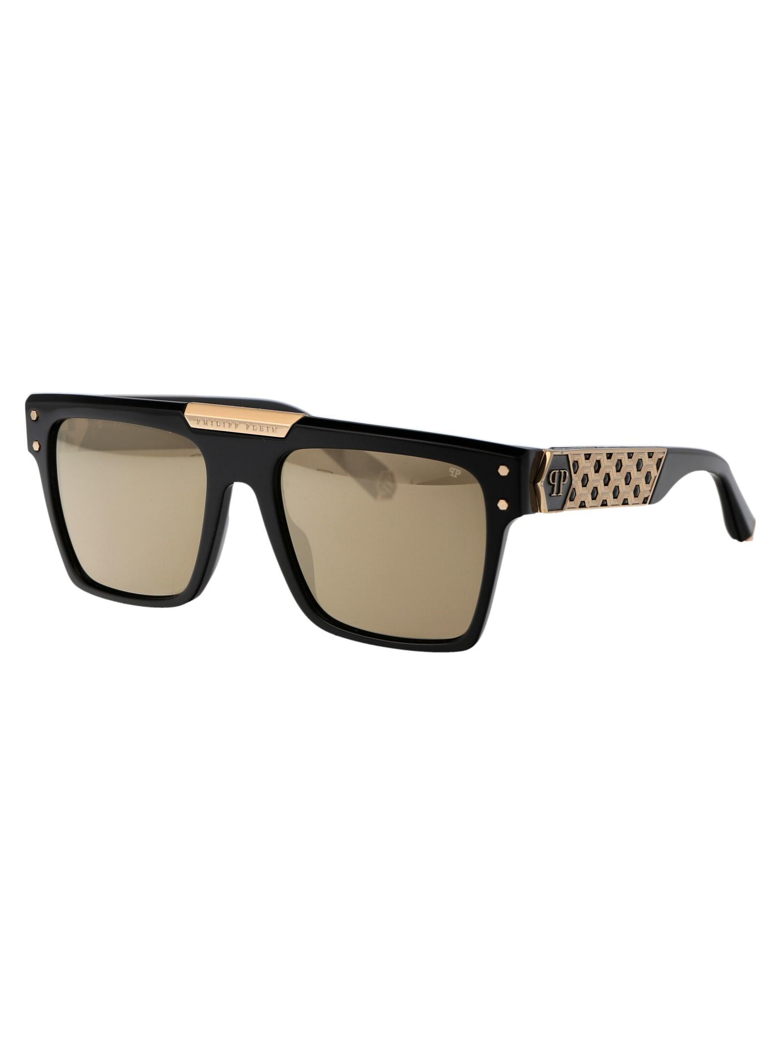 PHILIPP PLEIN Spp080 Sunglasses In 700g Black Product Image