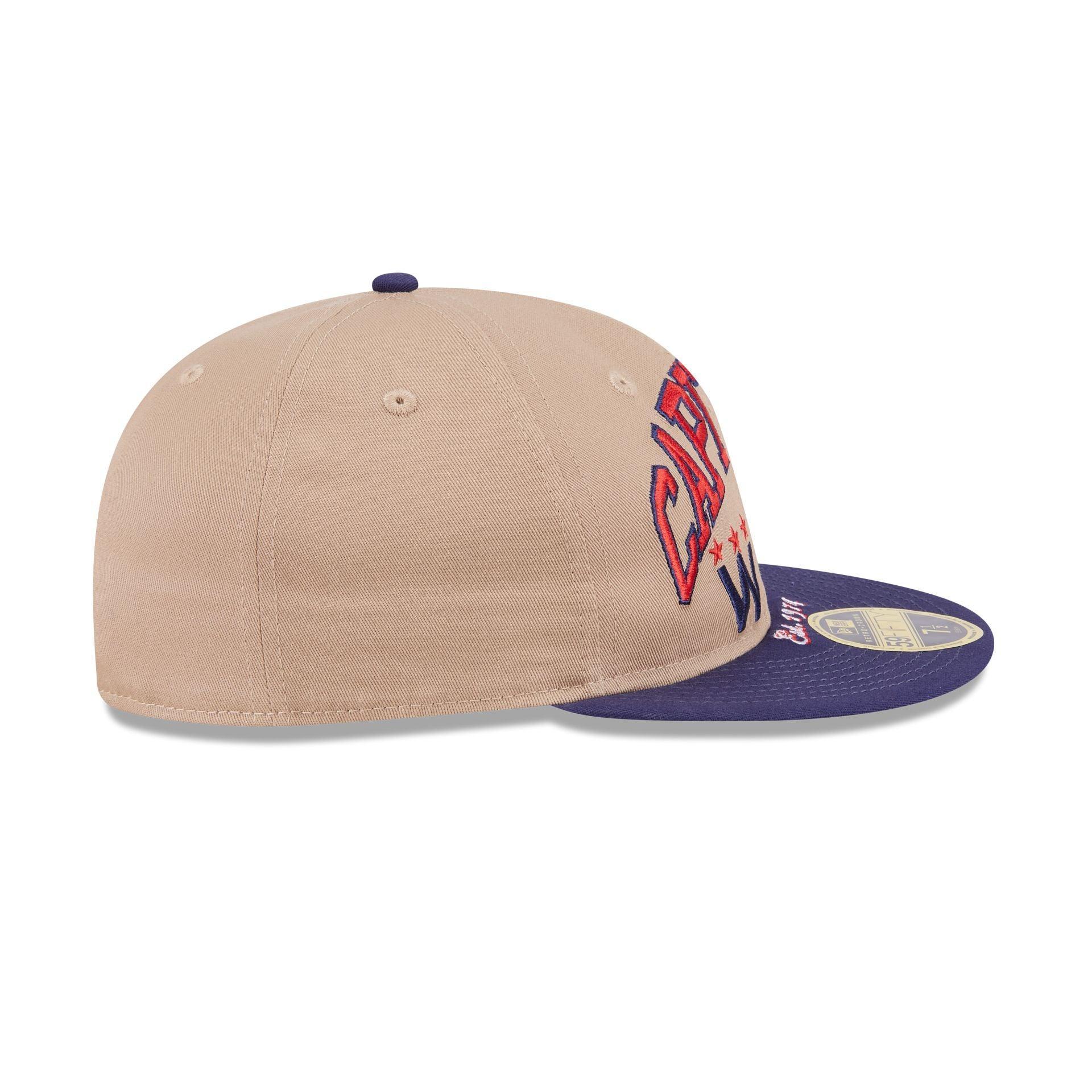 Washington Capitals Camel Retro Crown 59FIFTY Fitted Hat Male Product Image