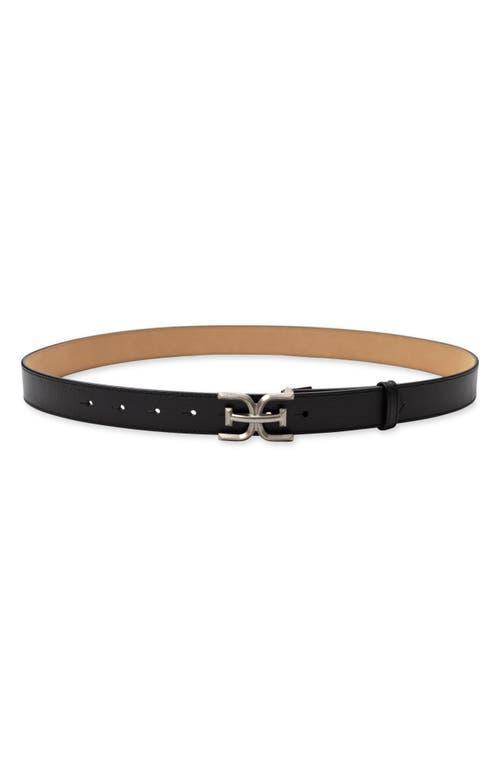 Sam Edelman Womens Slim Double-e Plaque Buckle Belt Product Image