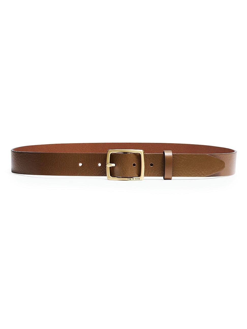 Womens Boyfriend Leather Belt Product Image