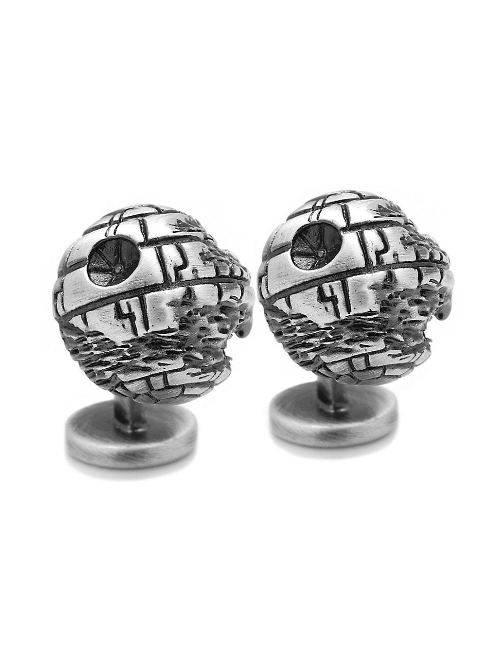 Mens Cuff Links, Inc. Star Wars 3D Death Star Cuff Links Product Image