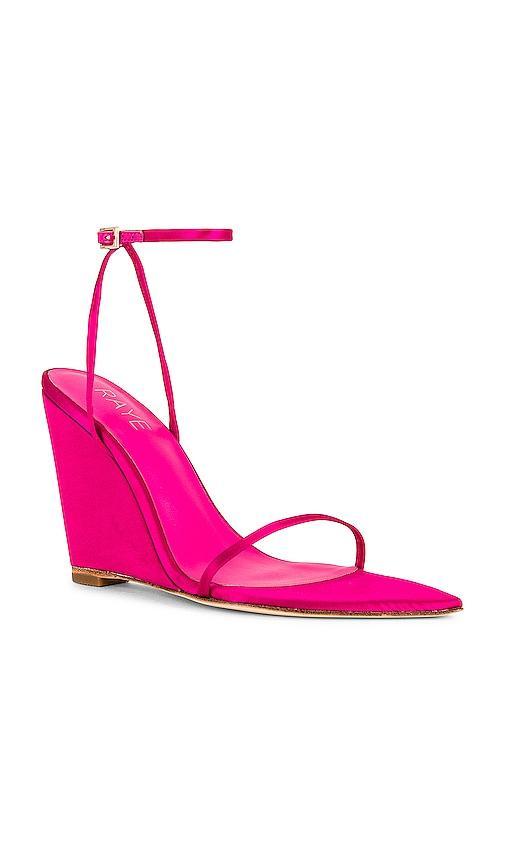 RAYE Estela Wedge in Pink. Size 8. Product Image