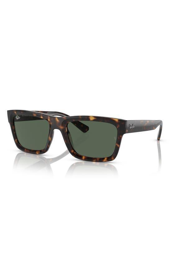 RAY BAN Warren 54mm Rectangular Sunglasses In Havana Product Image