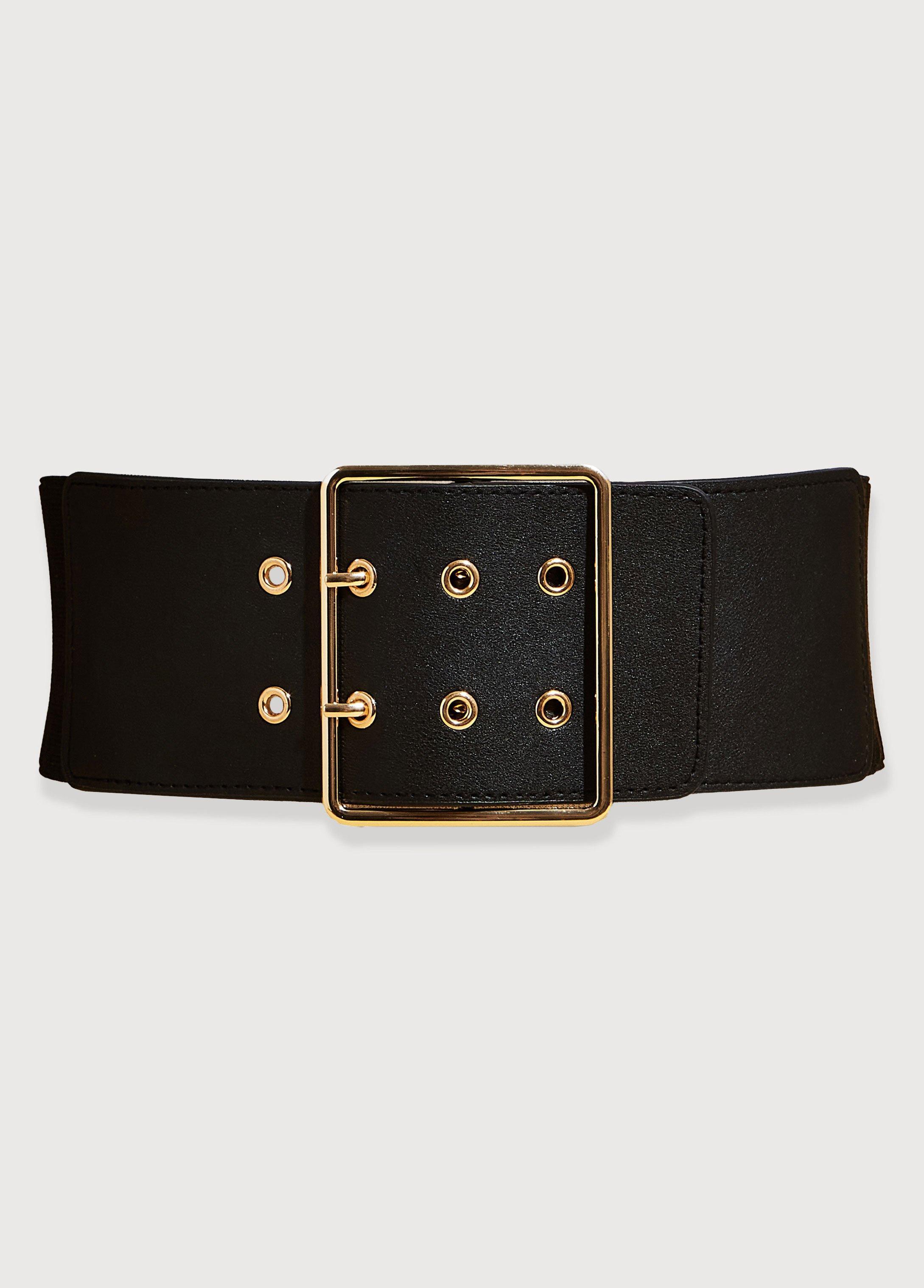 Faux Leather Stretch Belt Product Image