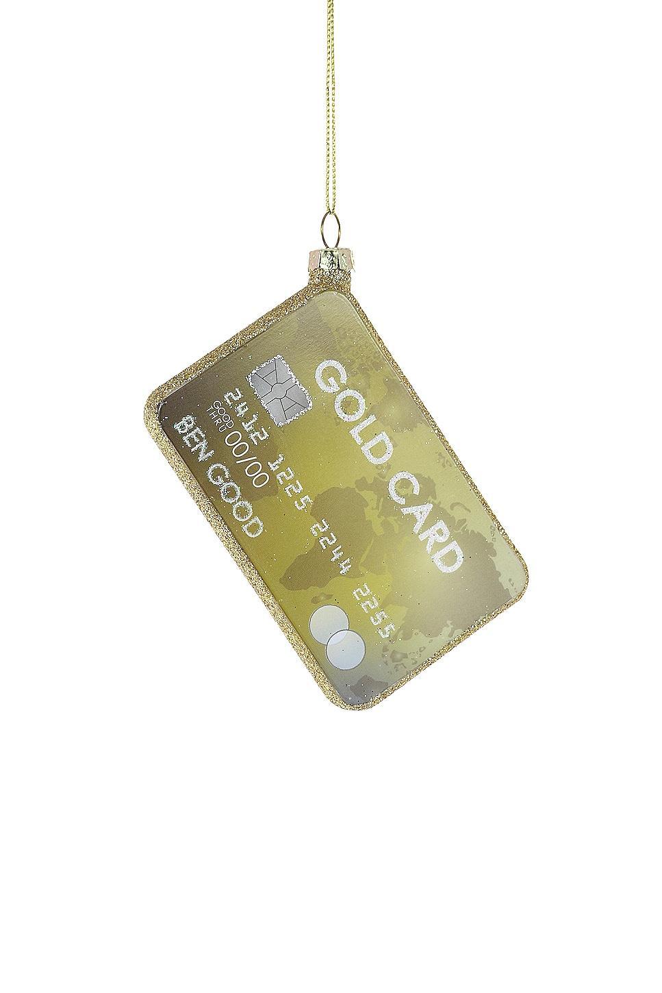 Gold Card Ornament Cody Foster & Co Product Image