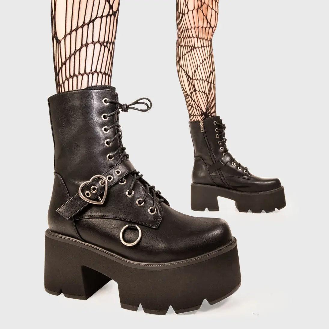 Heartless Chunky Platform Boots Product Image