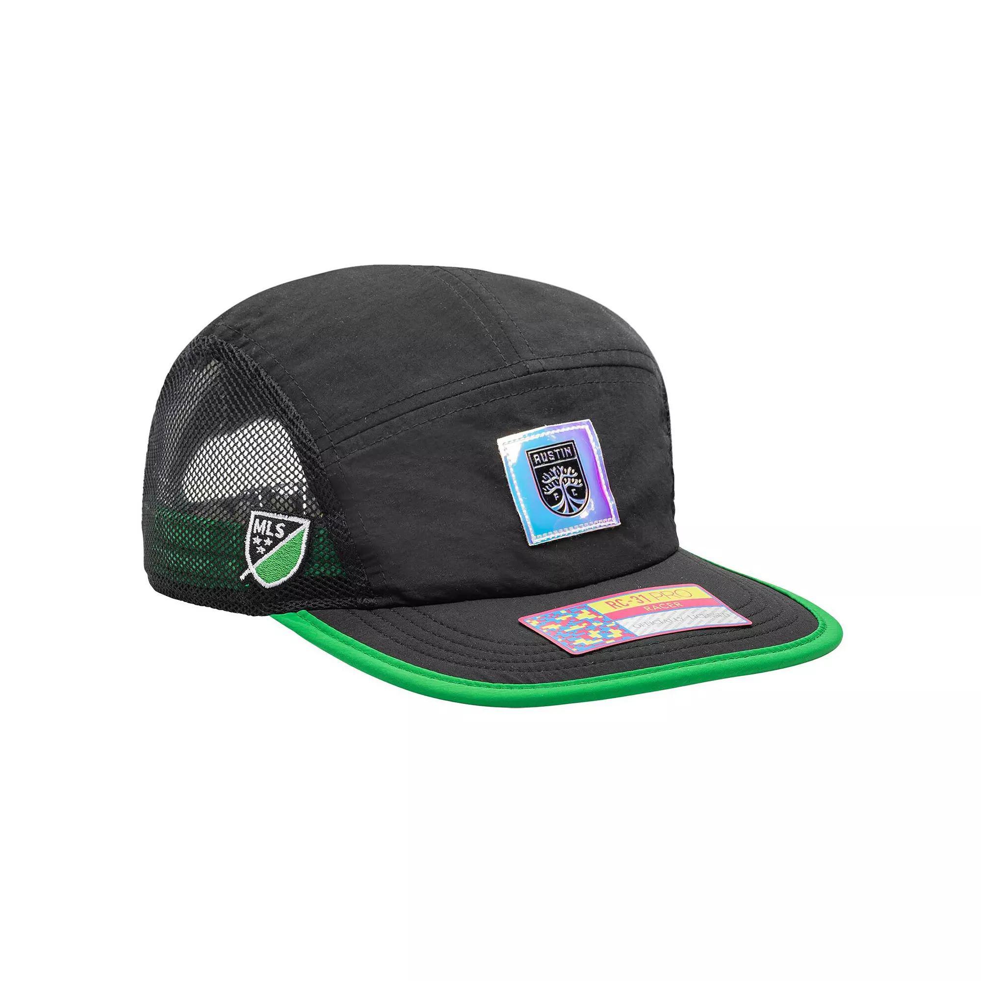 Men's Black Austin FC RC-31 Pro Racer Marathon 2.0 Adjustable Hat, Afc Black Product Image