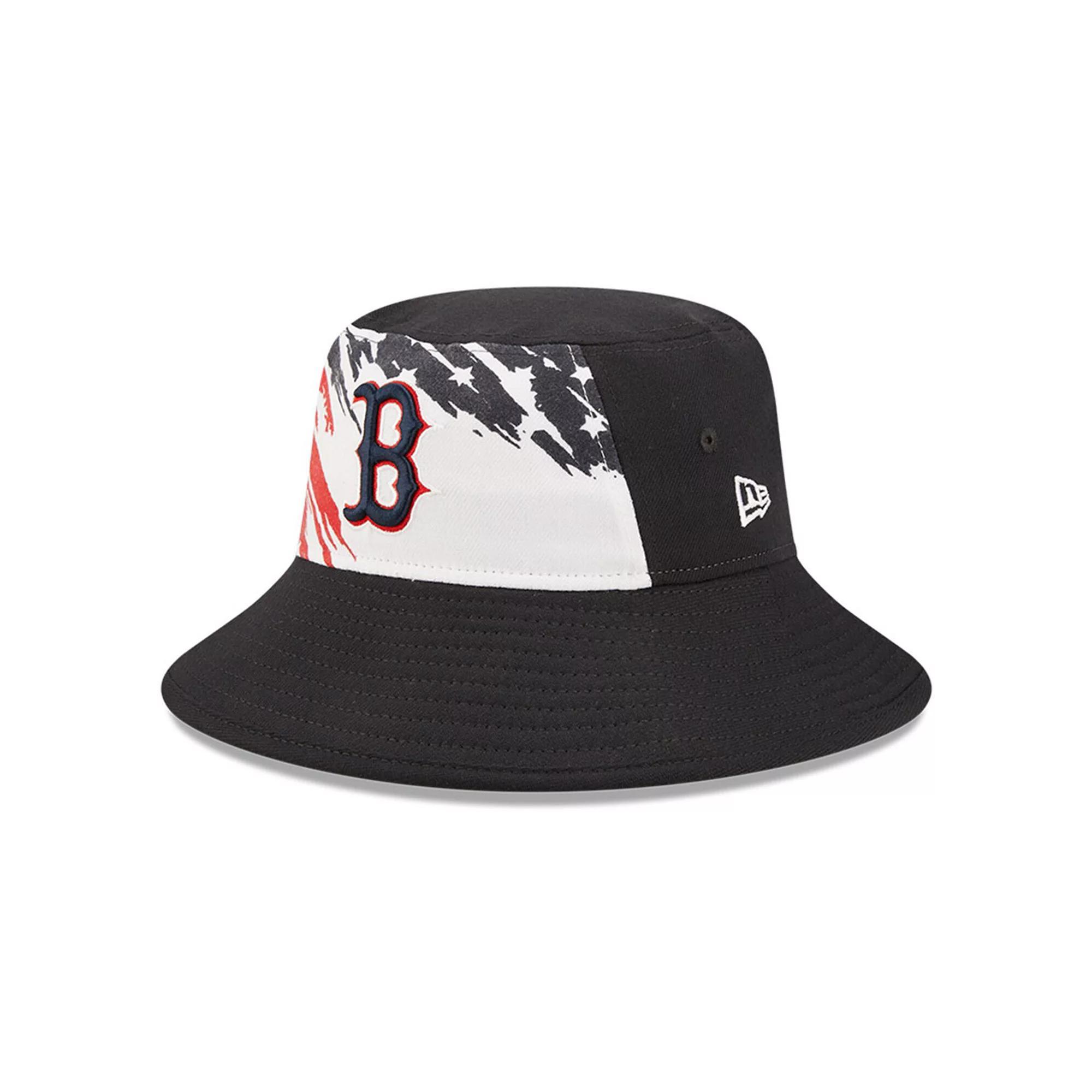 Men's New Era Navy Boston Red Sox 2022 4th of July Bucket Hat, Blue Product Image