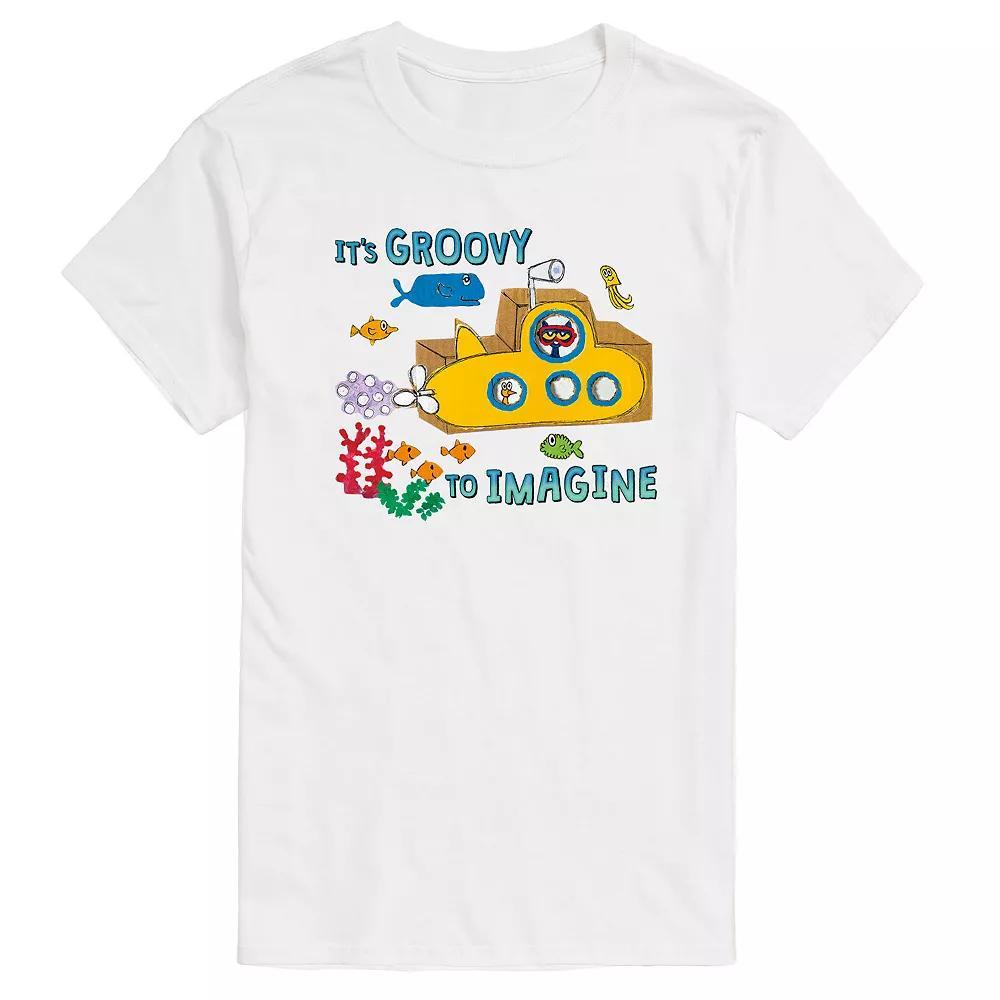 Men's Pete The Cat Imagine Yellow Sub Tee,  Product Image