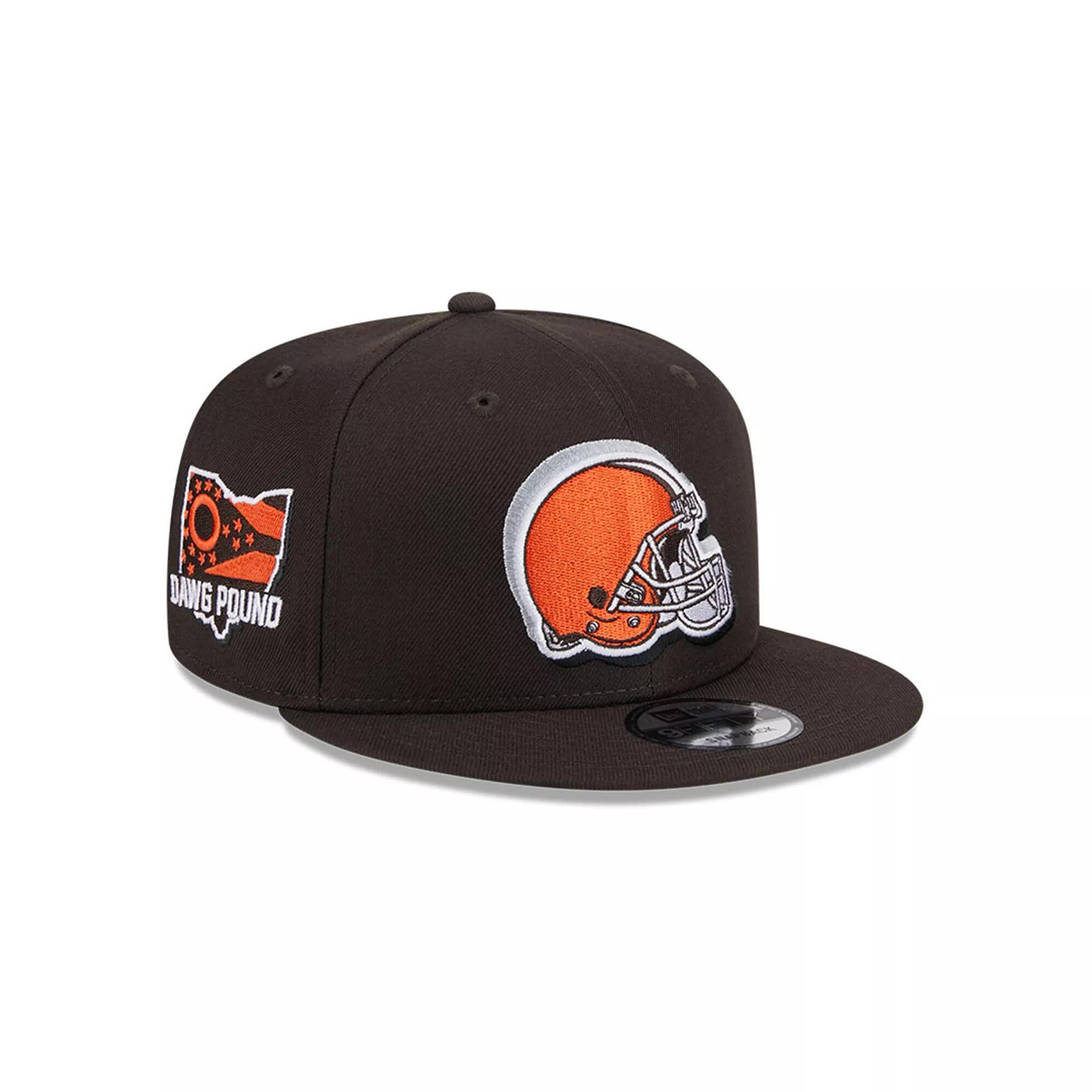 Men's New Era  Brown Cleveland Browns 2024 NFL Draft 9FIFTY Snapback Hat Product Image