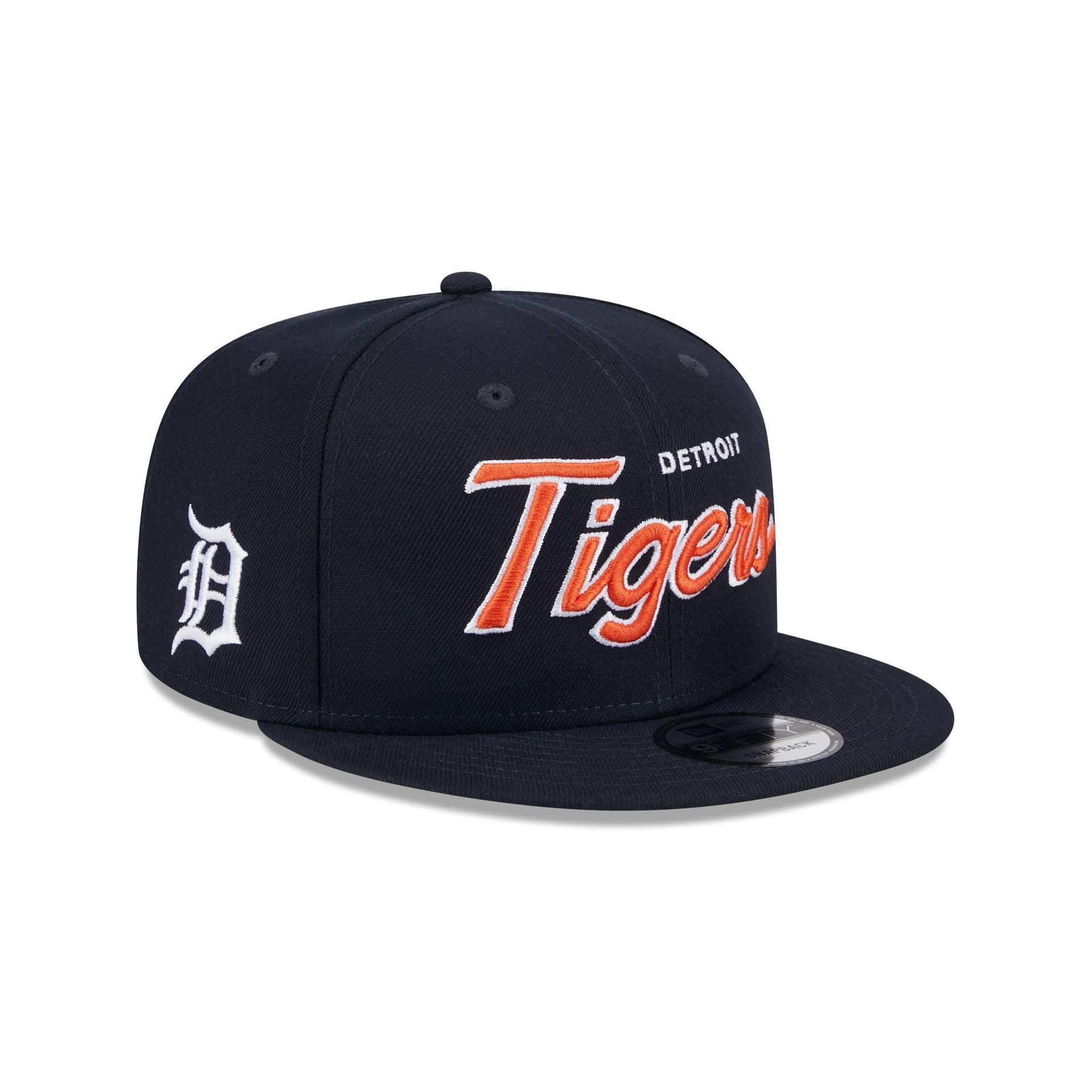 Detroit Tigers Wordmark 9FIFTY Snapback Hat Male Product Image