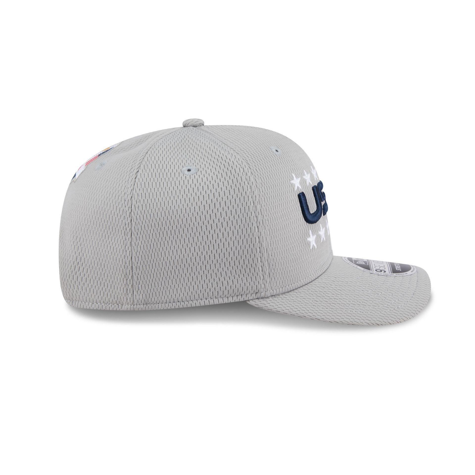2025 Ryder Cup Team USA Gray 9SEVENTY Stretch-Snap Hat Male Product Image