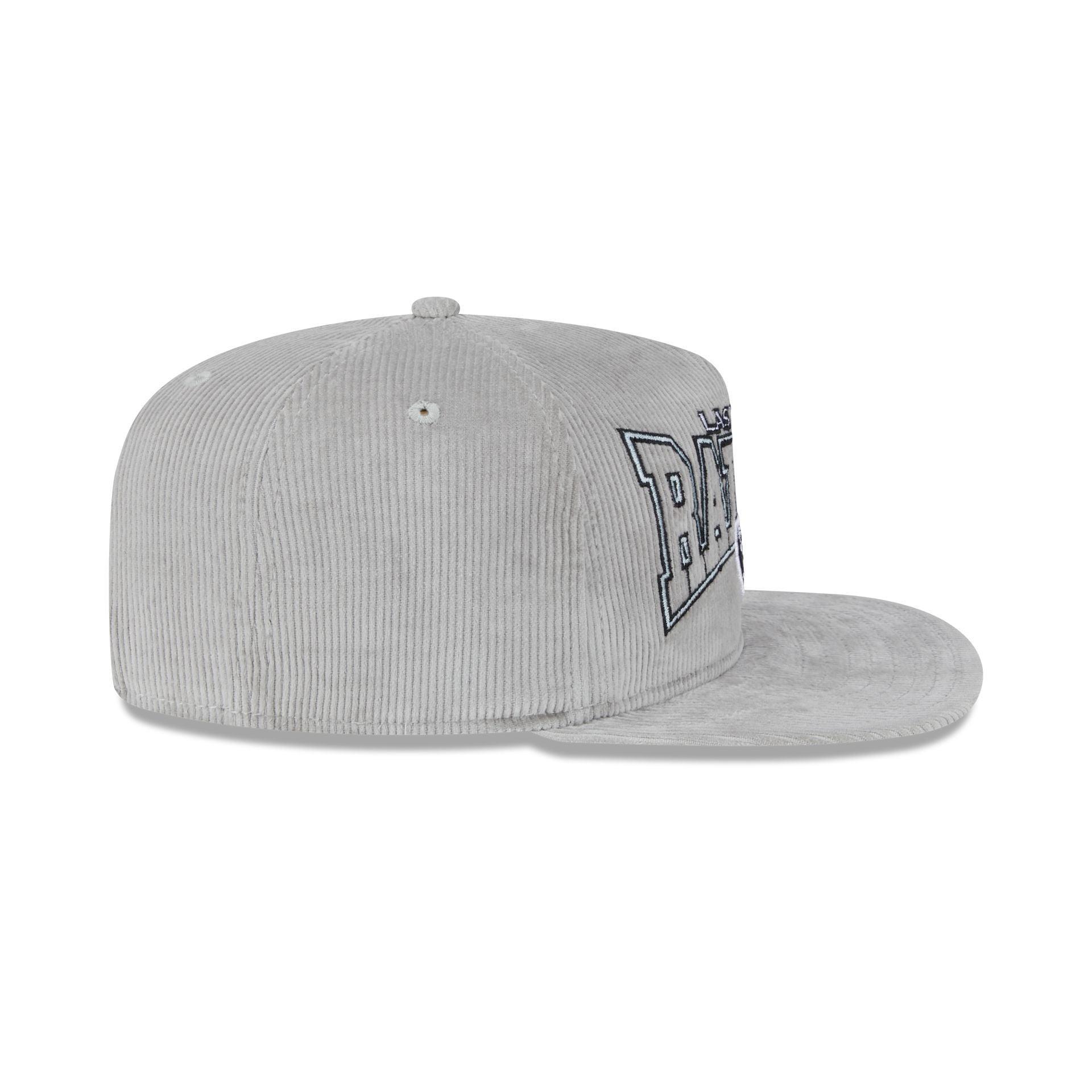 Las Vegas Raiders Gray Cord Golfer Hat Male Product Image