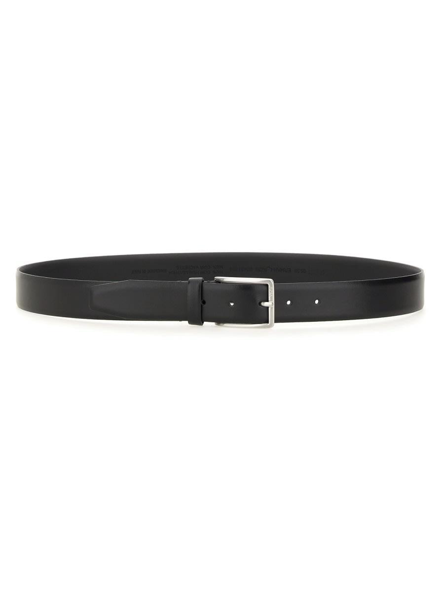 HUGO BOSS Belt With Buckle In Black Product Image