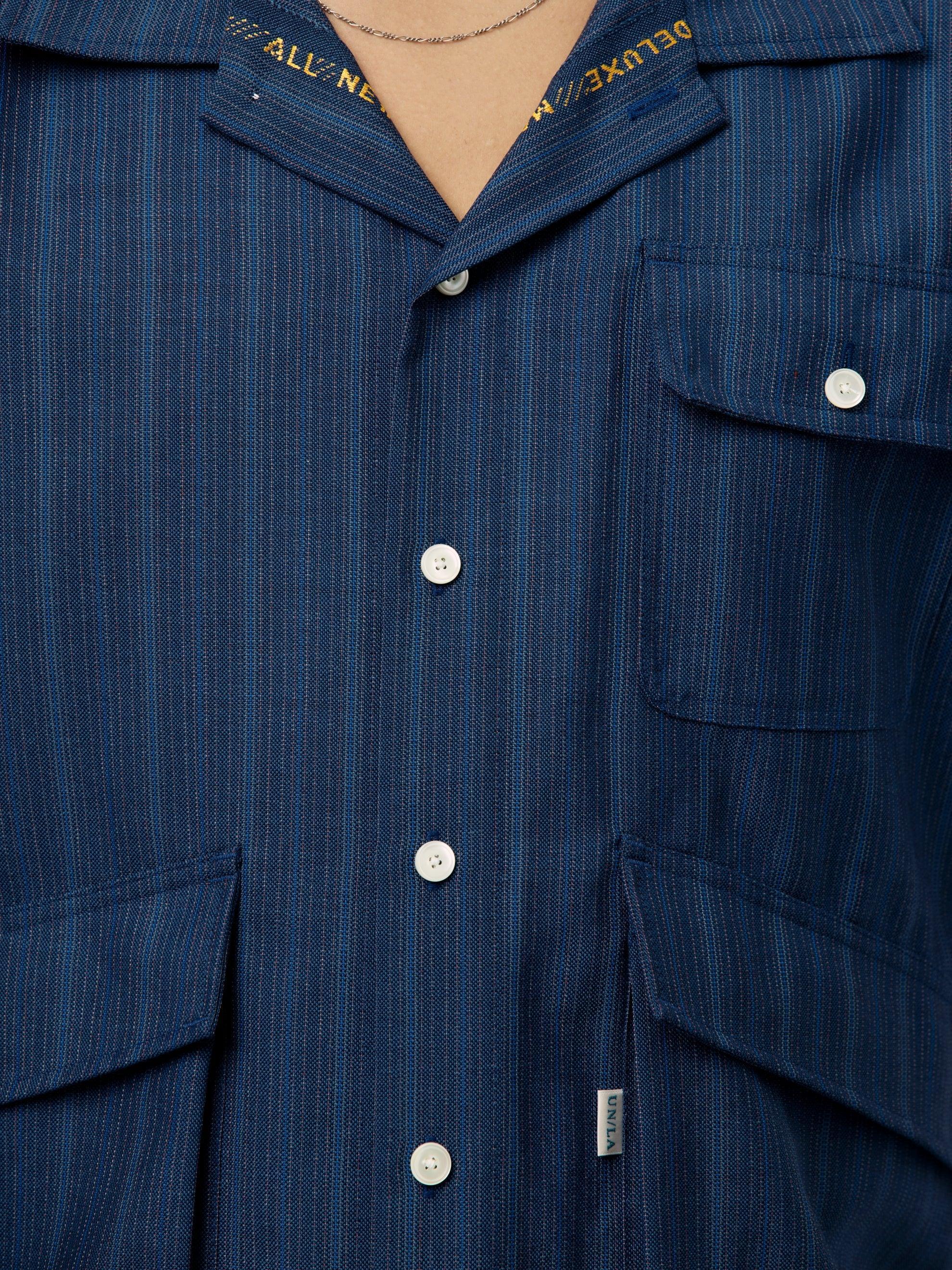 Yuge Fabric Langford Shirt (Navy) Product Image