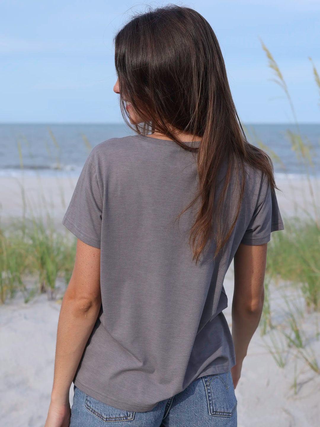 Relaxed V-Neck Tee Product Image