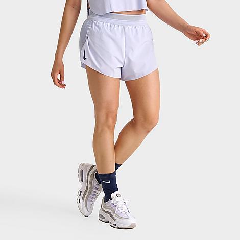 Nike Womens AeroSwift Dri-FIT ADV Mid-Rise 3 Inch Brief-Lined Shorts Product Image