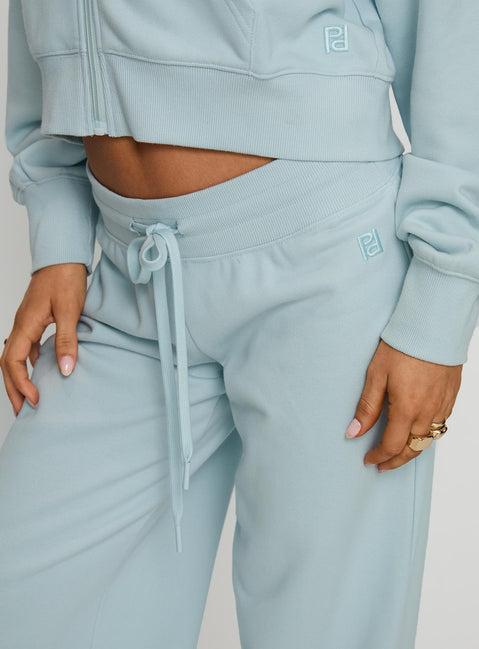 Mindful Low Rise Pant Blue Product Image