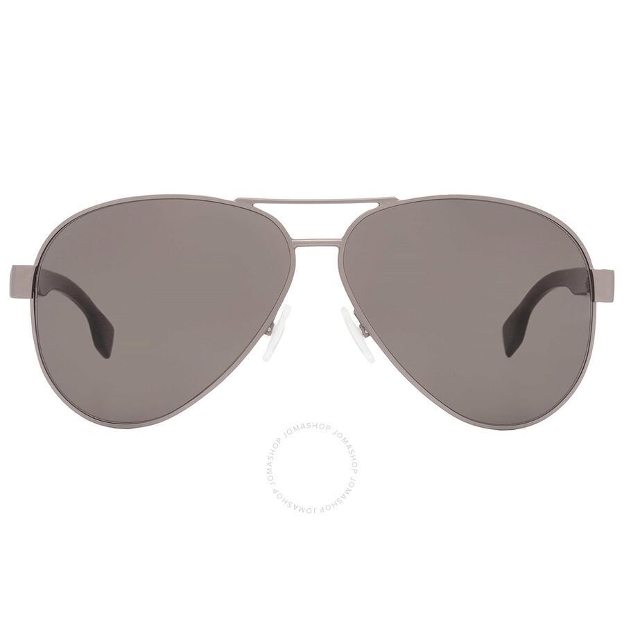 Brown Pilot Men's Sunglasses Boss 1560/o/s 0r81/70 63 In Grey Product Image