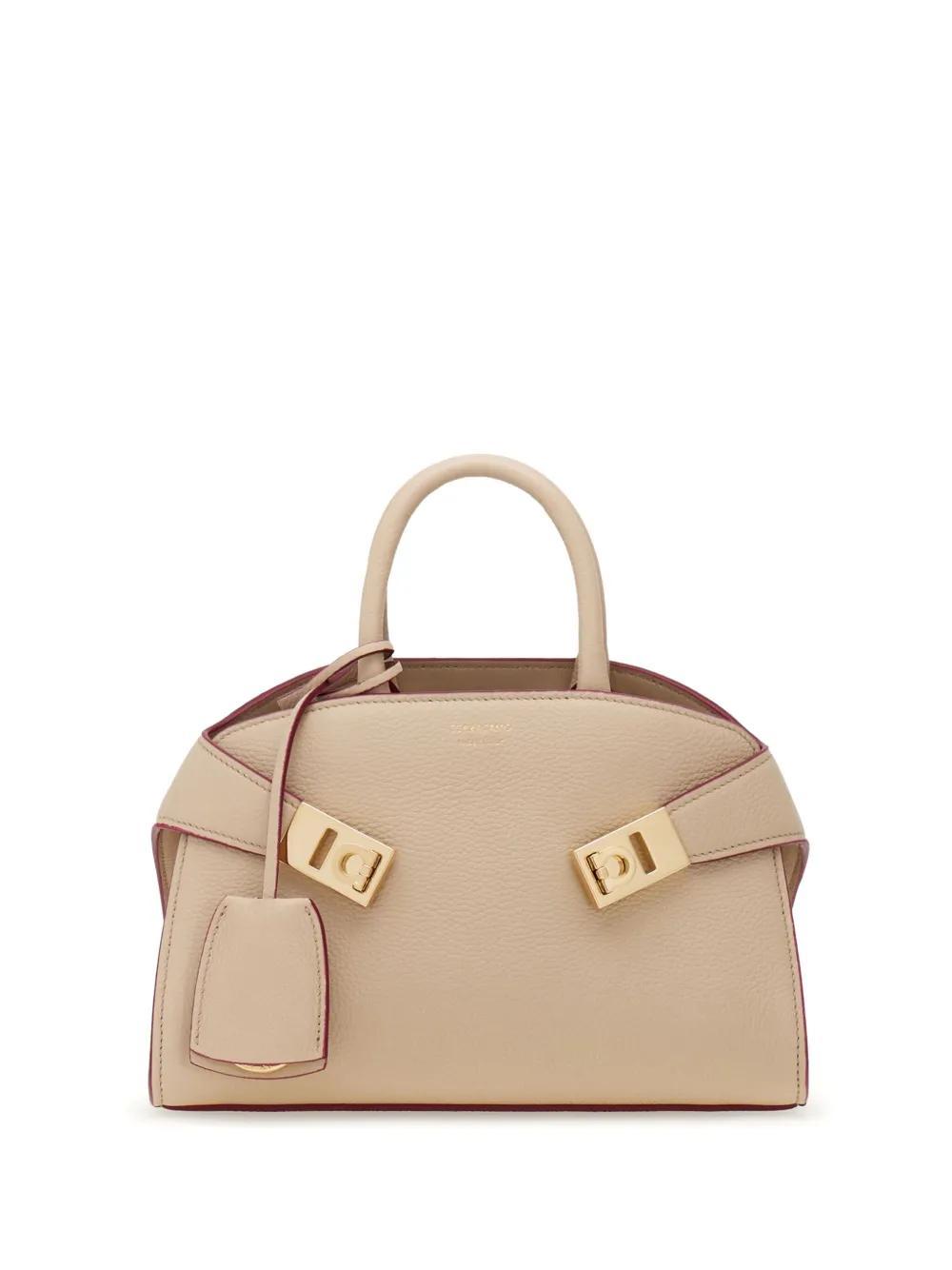 FERRAGAMO Hug Mini Bag In Neutrals Product Image