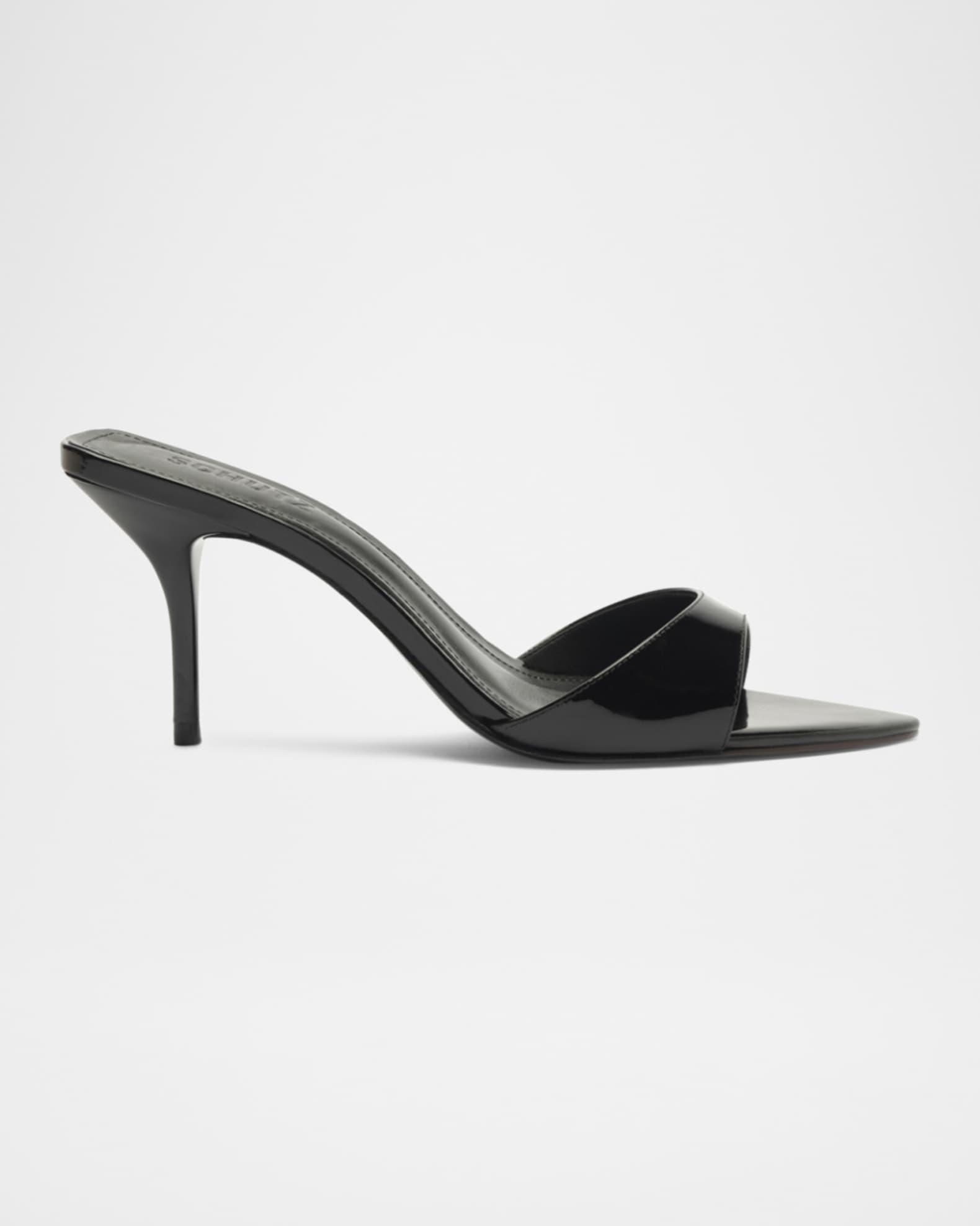 Elodie Patent Stiletto Mule Sandals Product Image