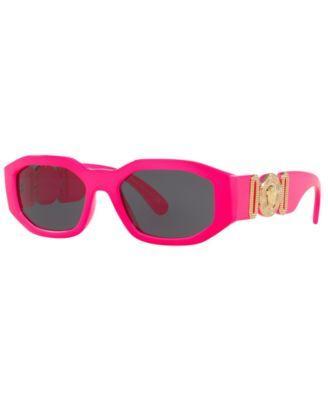 Chunky Rectangle Sunglasses w/ Logo Disc Arms Product Image