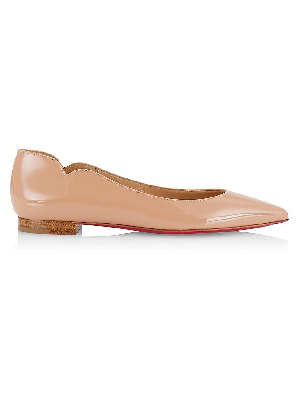 Hot Chickita Patent Red Sole Ballerina Flats Product Image