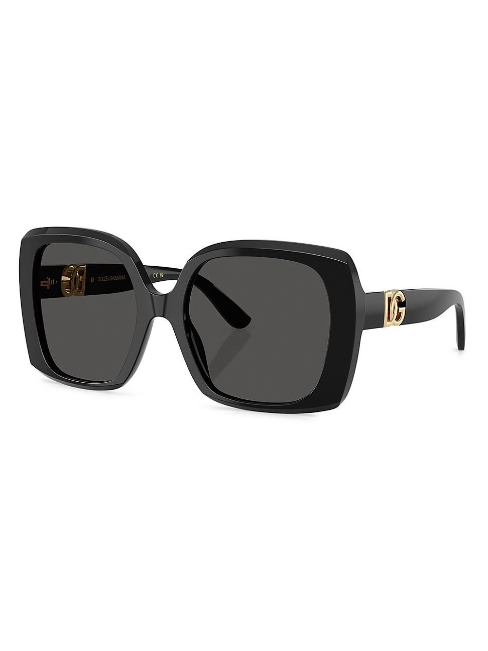 Womens 56MM Square Sunglasses Product Image