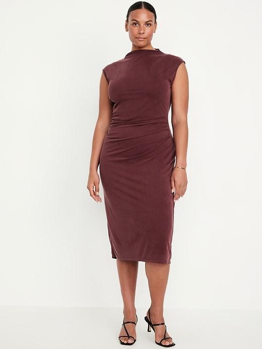 Ruched Midi Dress Product Image