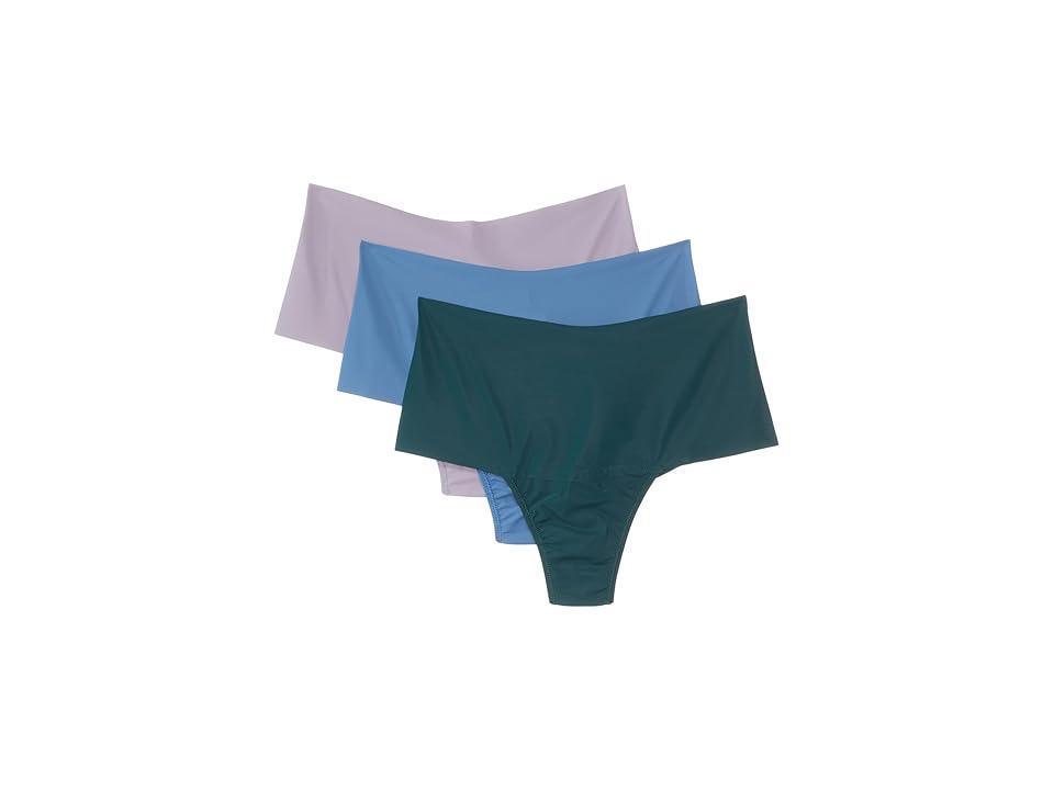 Hanky Panky Breathe Hi-Rise Thong 3-Pack (Great Heights/Rainy Day/Aromatherapy) Women's Underwear Product Image