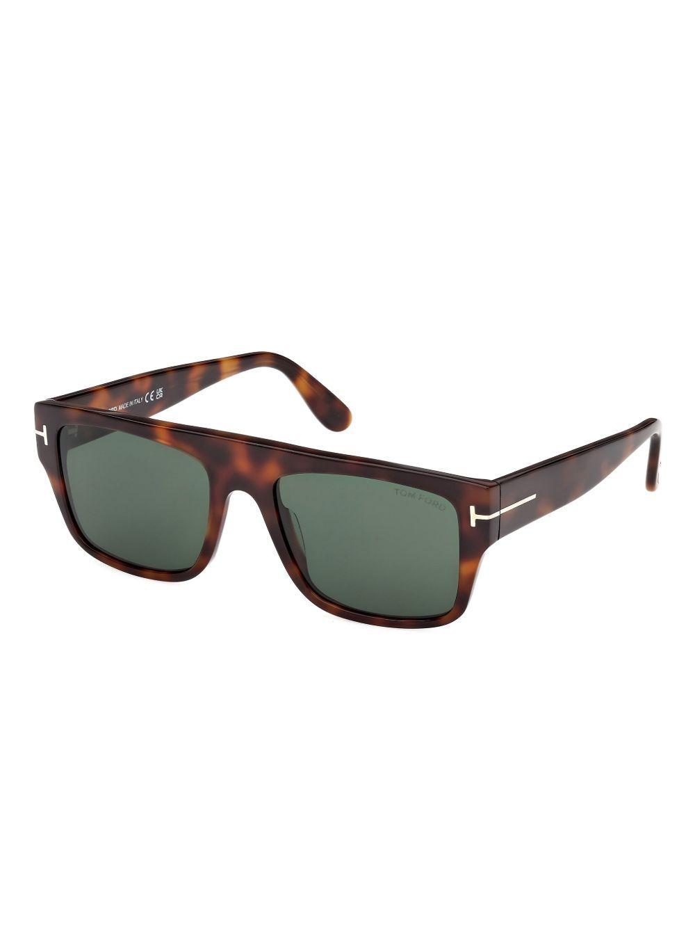tortoiseshell square-frame sunglasses Product Image