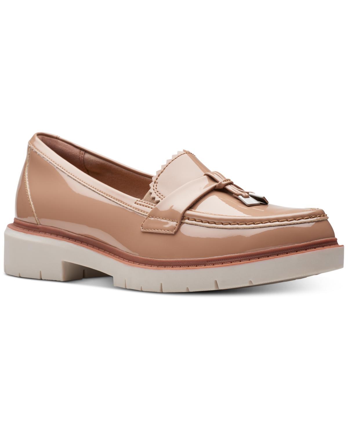 Clarks Westlynn Bella (Warm Beige Synthetic) Women's Flat Shoes Product Image