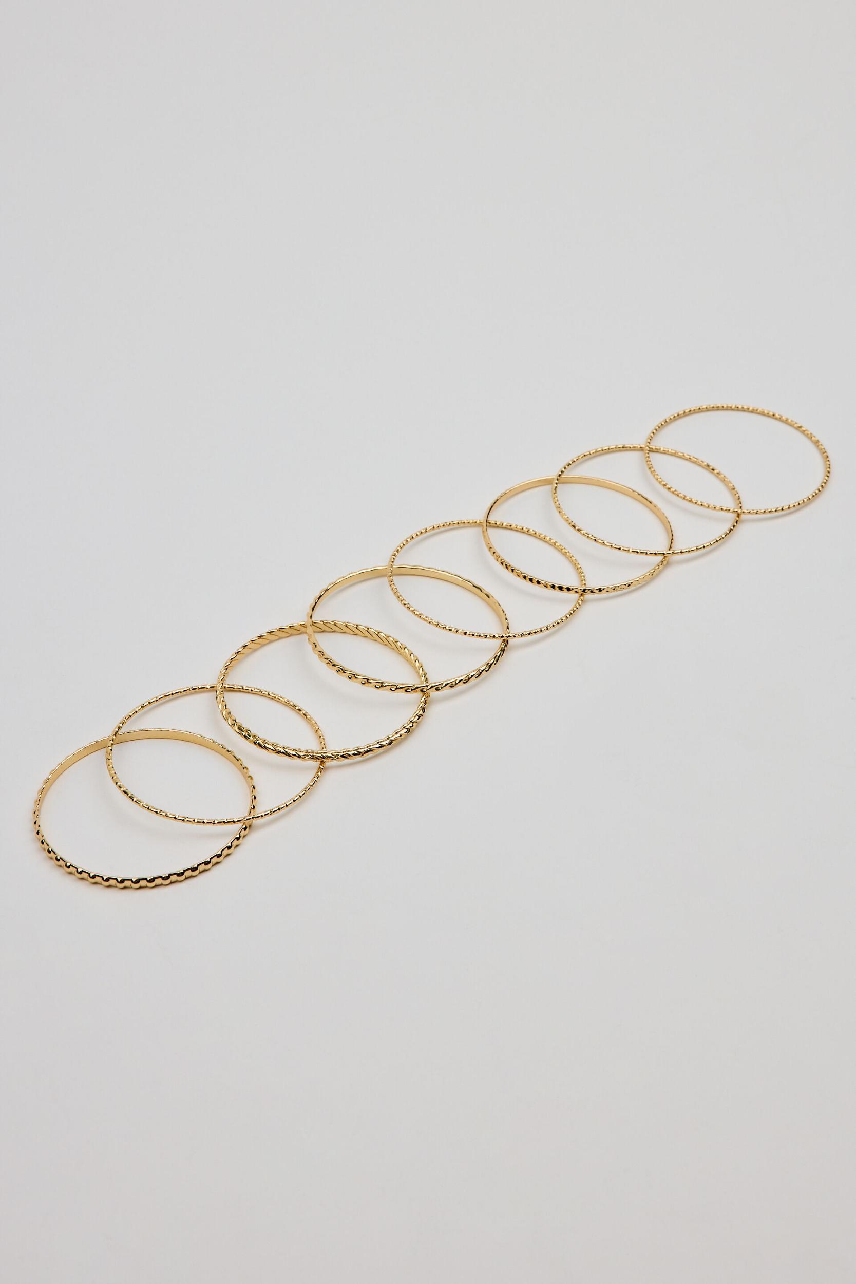 Set of 11 Textured Bangles Product Image