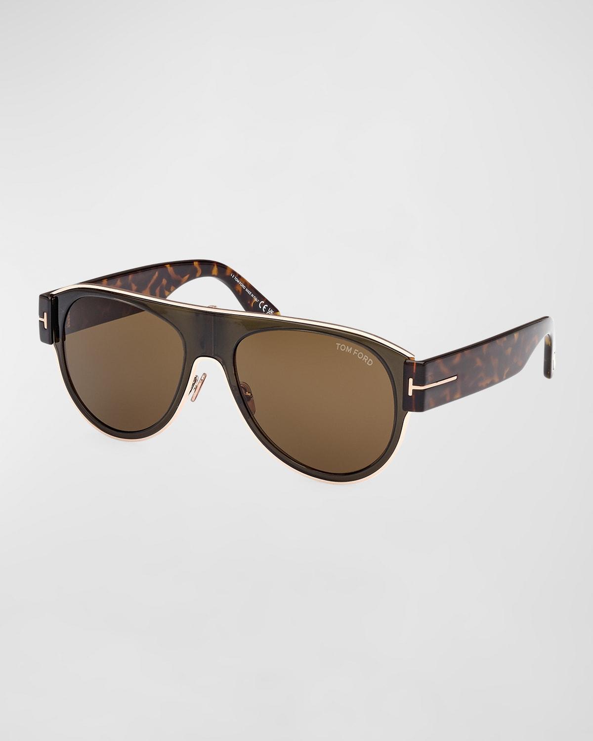 Mens Lyle Acetate Aviator Sunglasses Product Image