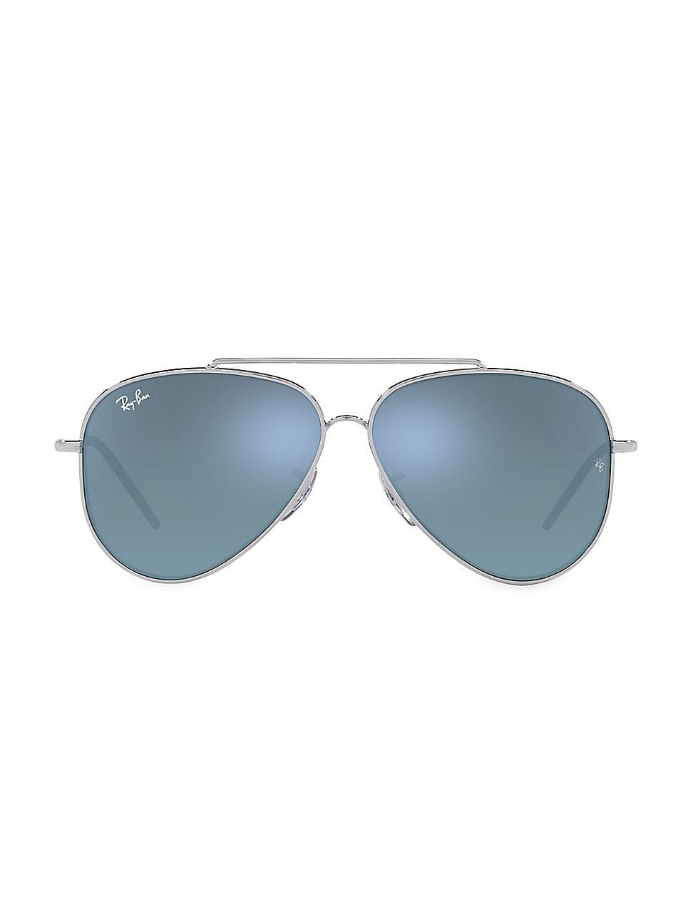 Mens RBR0101S 59MM Reverse Aviator Sunglasses Product Image