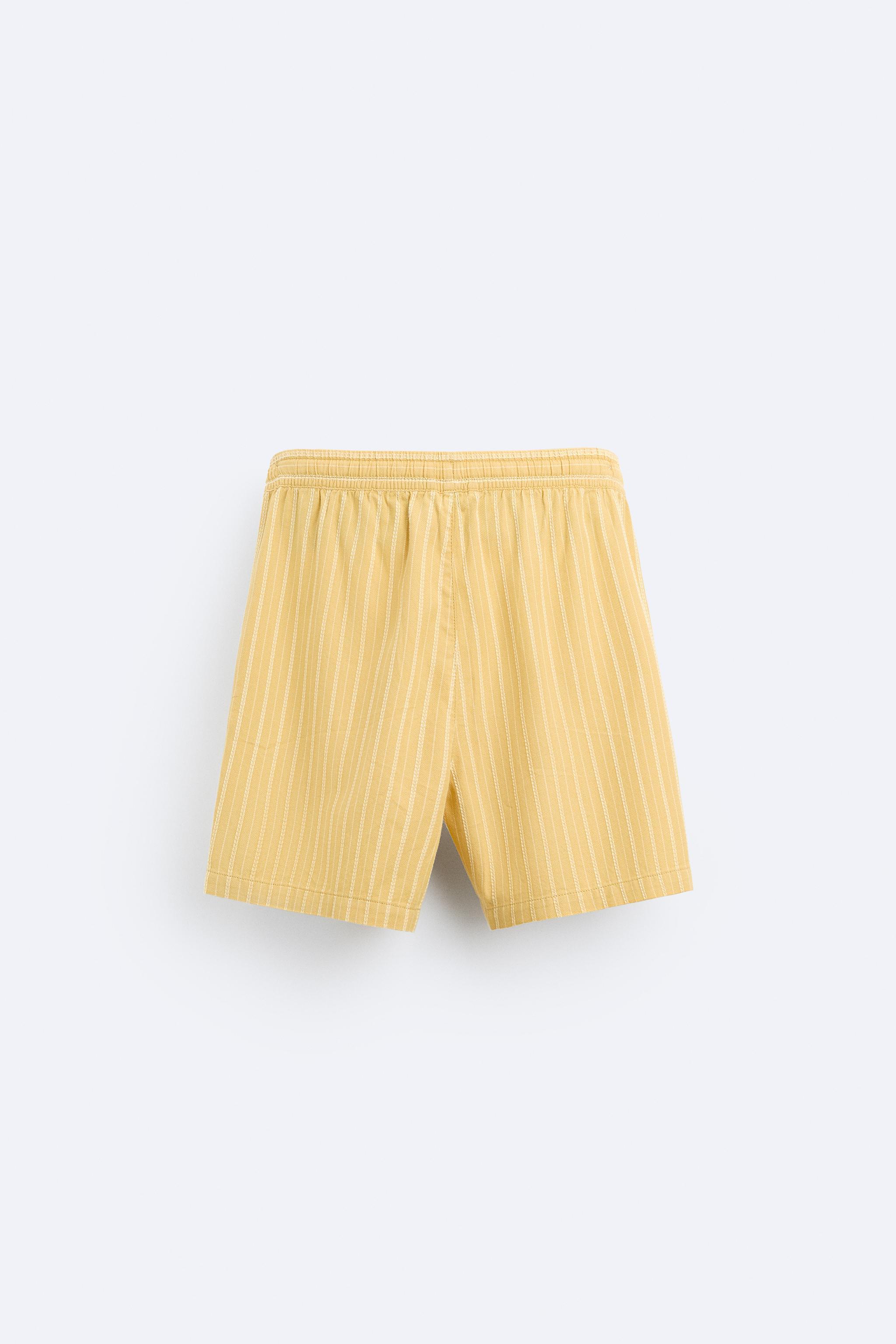 STRIPED JACQUARD SHORTS Product Image