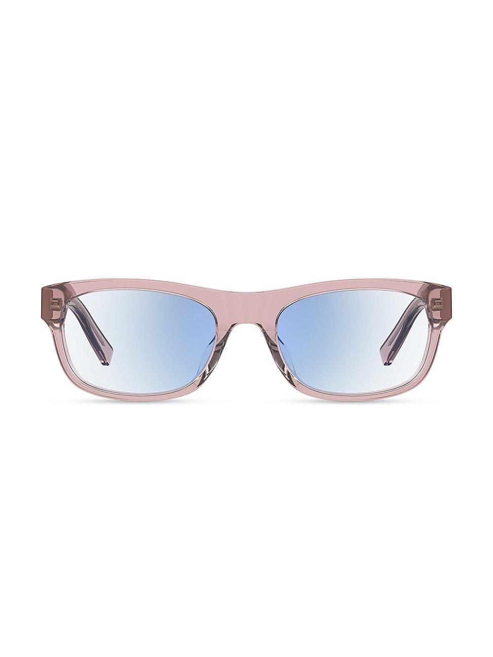 evie blue light blocking rectangle plastic glasses Product Image