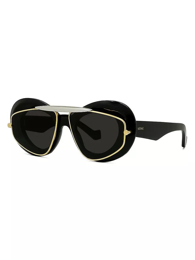 Double Frame 47MM Geometric Sunglasses Product Image