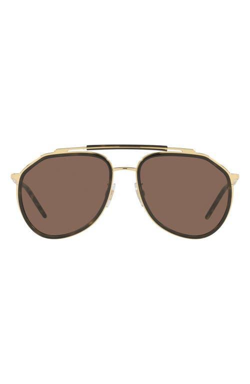 Men's Two-Tone Aviator Sunglasses Product Image