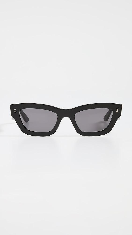 Illesteva Donna Black Sunglasses | Shopbop Product Image