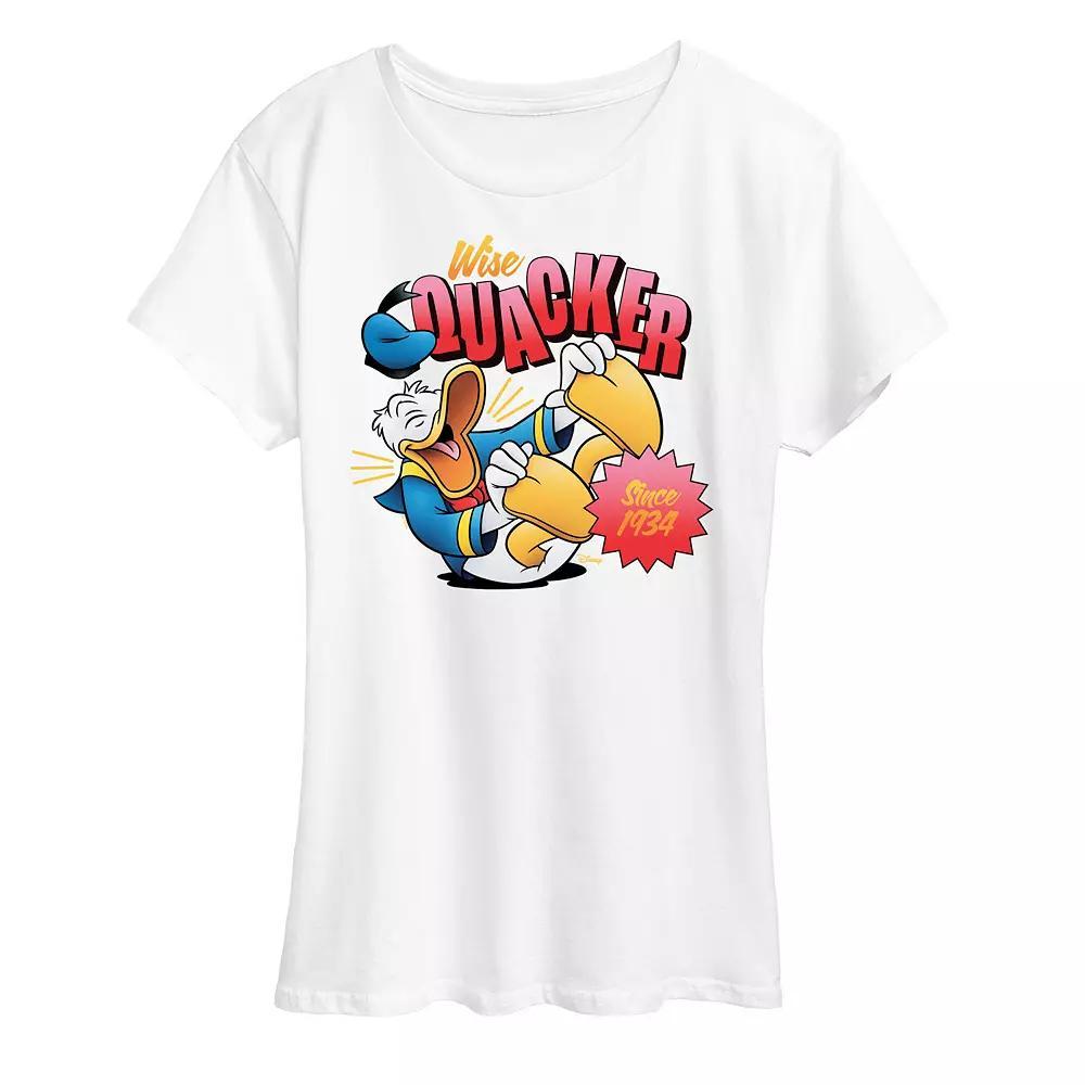 Disney's Donald Duck Women's Wise Quacker Graphic Tee,  Product Image