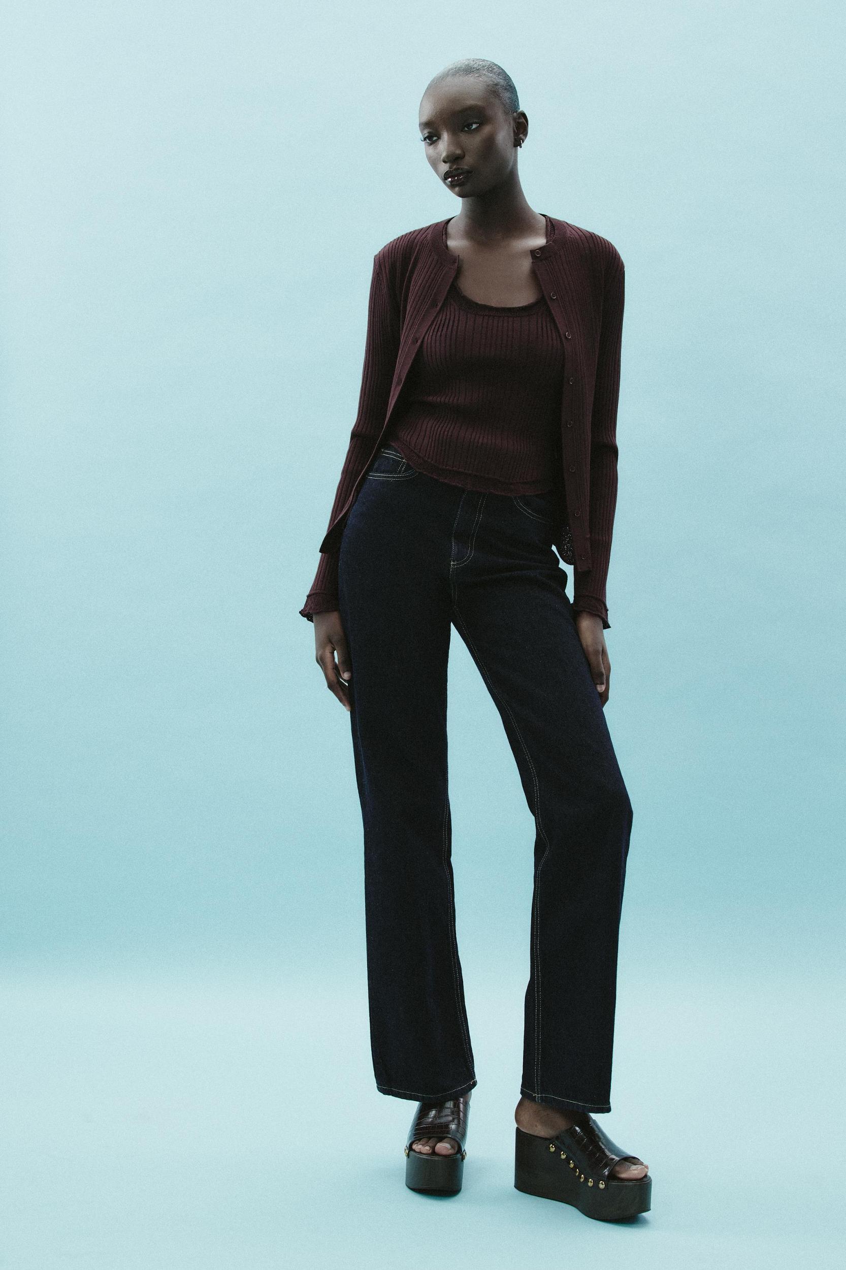 RIBBED KNIT TOP Product Image