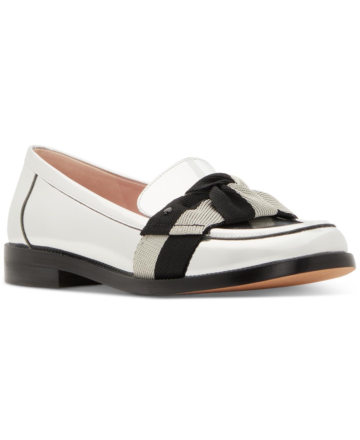 kate spade new york Leandra Bow Leather Loafers Product Image