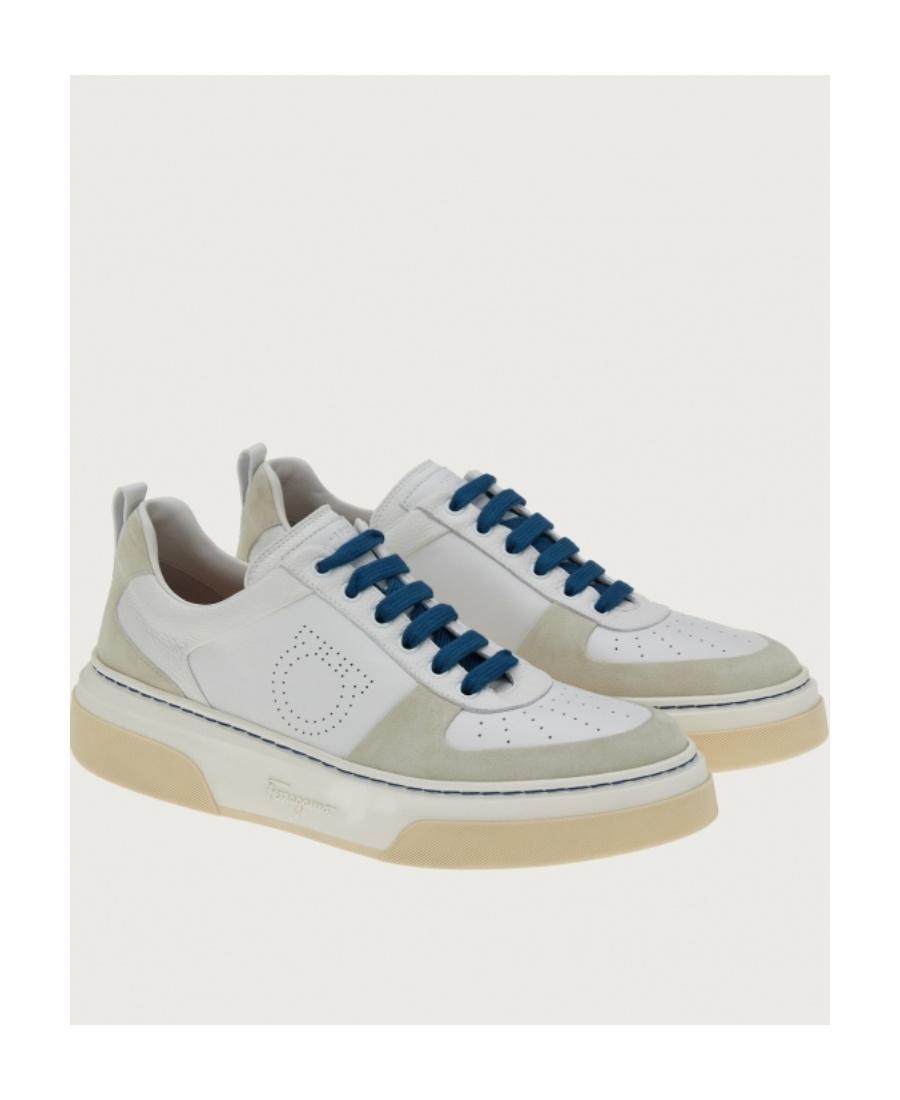 FERRAGAMO Cassina Low-top Sneakers In White Product Image