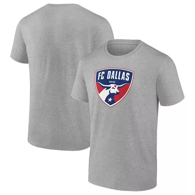 Men's Fanatics Steel FC Dallas Logo T-Shirt, Size: Small, Fcd Silver Product Image