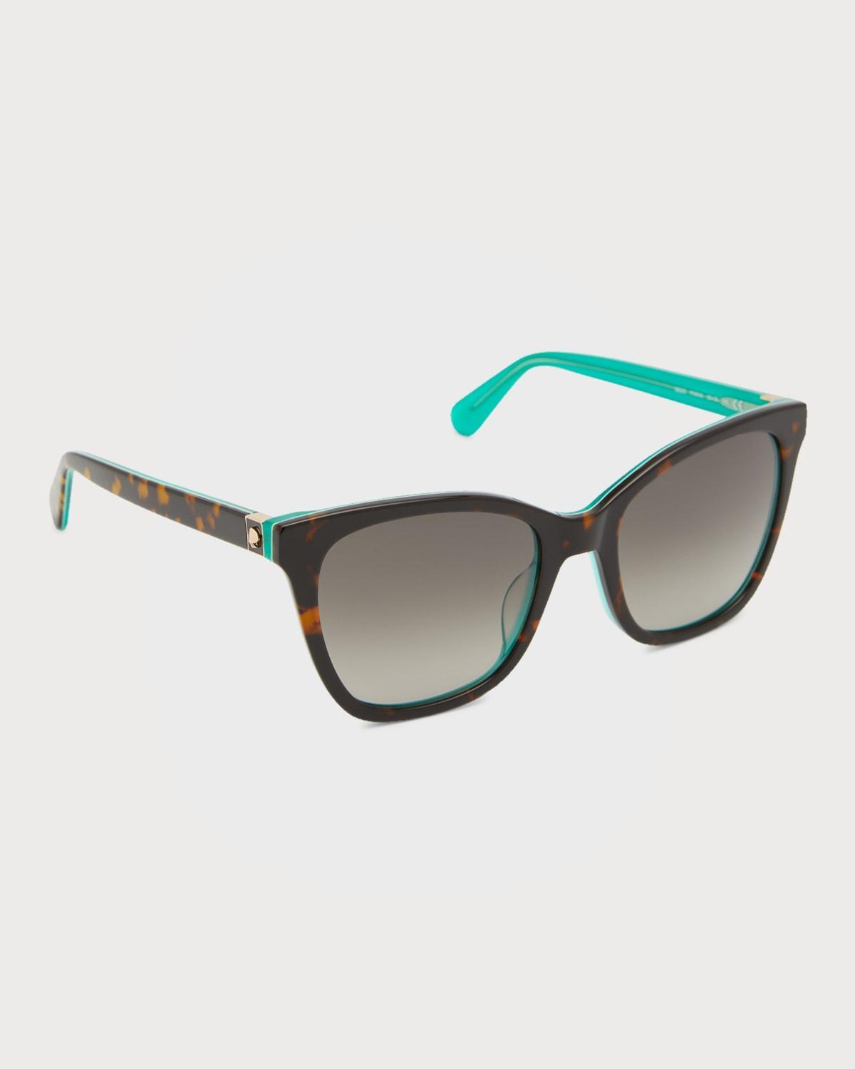 kate spade new york Womens Desi 55mm Butterfly Sunglasses Product Image