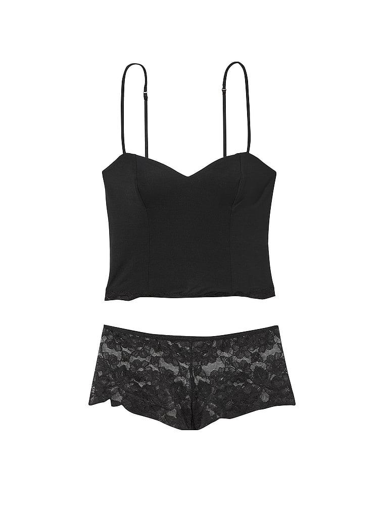 Modal & Lace Cropped Cami Set Product Image